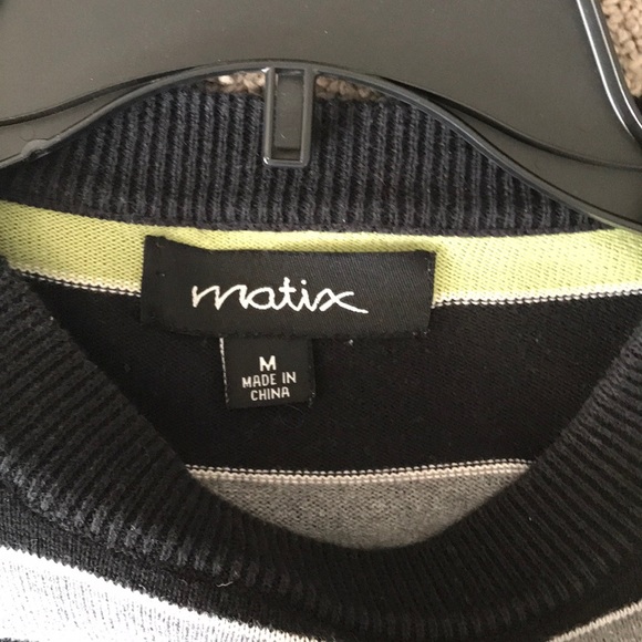 Matix Striped Sweater. - Picture 3 of 3